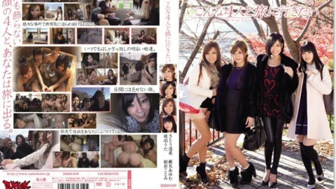 ZUKO-049 I want to go on a trip with these four people Amber Uta Haruki Sato Ayumu Sena Kotomi Asakura