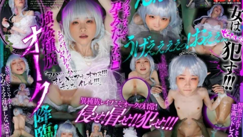 DSVR-1341 [VR] VR Monster Reincarnation in Another World When I was reincarnated, I was an unequaled orc, so I playd the play elf I captured until it became a belly-busting sperm tank Lara Kudo